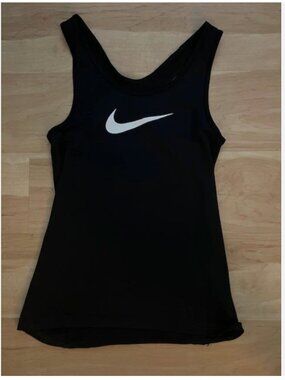 Nike Dri-Fit Black Running Tank Size XS